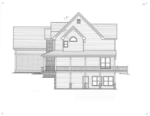 Left Elevation image of MCINTOSH III House Plan